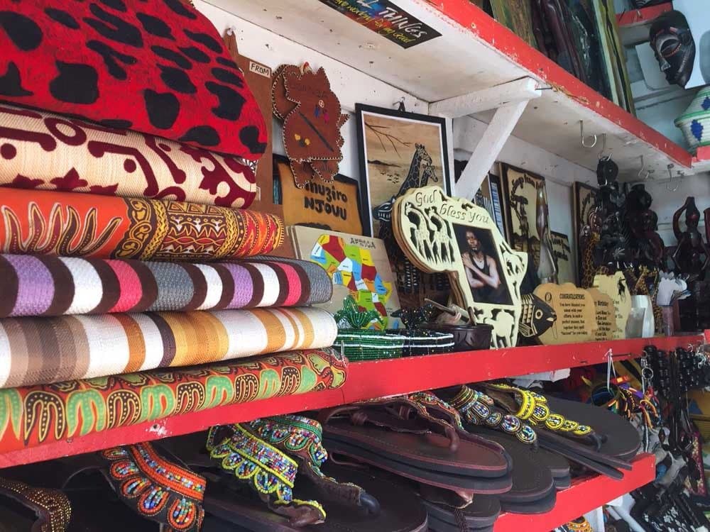 Ugandan crafts on sale